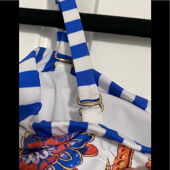 Rare Anthropologie Saha Ruched One-Piece Swimsuit - Picture 5 of 5